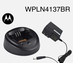 Motorola Charger Base With Us Power Supply (PMPN4173A / WPLN4138AR). Fixed Price $48.00.