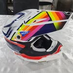 Shoei Vfx-evo Pinnacle Mx Off Road Helmet Red Dark Blue White Small. Fixed Price $430.26.