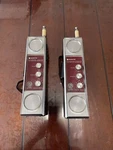 Vintage Set Of 2 Sanyo Hand-held Transceiver Walkie-talkie TA-395 Working. Fixed Price $220.00.