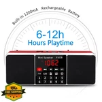 Lefon MP3 Player Fm Radio Media Speaker Tf Usb Led Screen Red. Fixed Price $68.99.