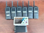 6 Kenwood TK-373G-1 Uhf Fm Transceiver Talking 4 Channels + New Battery. Fixed Price $466.40.