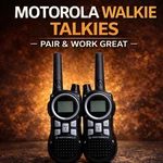 Motorola MR350R Talkabout 2-WAY Radio Walkie Talkie Pair- No Chargers. Fixed Price $27.50.