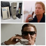 1987 Motorola Dynatac 8200X Cellular Brick Phone - American Psycho & Wall Street. Fixed Price $499.00.