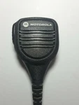 Used Motorola GP340 MDPMMN4027A Remote Speaker Mic. Fixed Price $24.99.