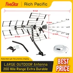 Outdoor Yagi Antenna 2025 24 Elements Long Range 4K Uhf Vhf Atsc 3 W/ Pole. Fixed Price $75.32.