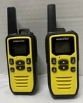 Komvox GT60 121 Code 22 Channels Adult Walkie Talkie - Yellow/black Tested. Fixed Price $20.00.