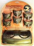 2-BAY Fast Charger Gmrs/frs 2-WAY 21-1902 -1903 -1904 -1905 Radioshack. Fixed Price $49.99.