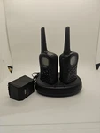 Uniden RC6348 2-WAY Radio Walkie Talkie Set Of With Charging Base & Power Cord. Fixed Price $17.99.
