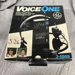Ge Voice One 3-5959 Activated Ptt 2 Way Radio Walkie Talkie 49MHZ In Box. Fixed Price $14.00.