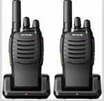 Retevis H777 Two Way Rechargeable Walkie Talkie Radio W/charger Lot Of 2. Fixed Price $45.00.