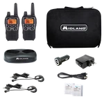 Midland T77VP5 X-talker 38-MILE 2-WAY Radios With Charger & Accessories In Black. Fixed Price $62.00.