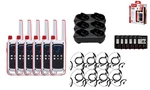 Motorola T478 Red Cross Two Way Radio 6-PK Walkie Talkies Dual Charger Earpieces. Fixed Price $399.99.