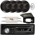 Pyle Marine Boat Cd MP3 Aux Stereo Radio W/cover, 4X 6.5" Speakers + Amplifier. Fixed Price $232.49.