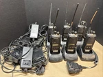 Lot Of 6 Kenwood TK-3180 Two-way Handheld Radios W/ Cords Docks Untested. Fixed Price $259.99.