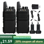 Walkie Talkies Long Range 2PACK RT22 Frs Rechargeable Vox Portable Two Way Radio. Fixed Price $26.99.