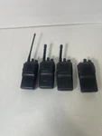 Lot Of 4 Vertex Standard VX-231-G7-5 Uhf Portable Radios W/battery. Fixed Price $109.00.