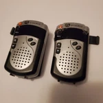 Pair Of Audiovox FR-200-2 Handheld Family Radio Walkie Talkies, Silver/black. Fixed Price $17.99.