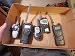 2T-5 Vintage Walkie-talkies- 3 Motorola-xtn, Radius CP100,T5920, Midland, Cobra. Fixed Price $16.19.
