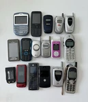 16 Vintage Cell Phones Lot Motorola Razr Nokia Lg Samsung Blackberry. Fixed Price $79.00.