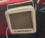 Vintage Motorola Metal External Speaker Model TSN6000A, Police, Mount. Fixed Price $65.00.