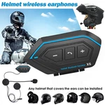Fm Motorcycle Headset Bluetooth Helmet Intercom Speaker Music Share Headphone. Fixed Price $24.99.