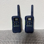 Two (2) Motorola MG163A 2-WAY Walkie Talkie Radios Tested. Fixed Price $28.99.
