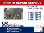 Repair Service: 2021-2023 Jeep Grand Cherokee Silverbox Oem Radios 68453630AH. Fixed Price $350.00.