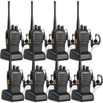 Baofeng 6/8PCS Bf 888S Walkie Talkie Uhf 400 470MHZ Long Range Two Way Ham. Fixed Price $111.05.