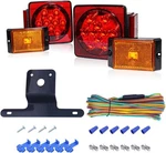 Trailer Light Kit - 12V Full Led, Left/right Waterproof Submersible, Red. Fixed Price $26.99.