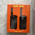 Nisp Onn 16 Mile, 22 Channel Walkie Talkie Pack Rechargeable. Fixed Price $16.95.