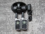 Cobra Microtalk Walkie Talkie Model No. L16000 Pair W/ Charger. Fixed Price $25.00.