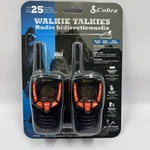 New Cobra Walkie Talkies Radio Bidirectional 2 Way ACXT345. Fixed Price $29.99.
