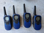Set Of 4 Uniden GMR1058-2CK Two-way Radios Gmrs/frs Walkie Talkie. Fixed Price $40.00.