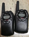 Cobra Microtalk Walkie Talkies Two Way Radios Set Of 2 Black PR100 W/ Belt Clip. Fixed Price $18.99.