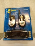 Audiovox 2 Way Radio Set - 5 Mile Range Rechargeable Base Needs Batteries New!. Fixed Price $29.89.