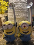 Minions From Despicable Me Eye-conic 2-WAY Radios Walkie-talkie Working Tested. Fixed Price $23.00.