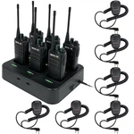 Retevis RB29 Walkie Talkies With Shoulder Mic,rechargeable Way Radios Black. Fixed Price $263.15.