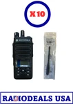 10 Motorola XPR3500E Uhf Radio AAH02RDH9VA1AN & Antenna PMAE4079 Only. Fixed Price $3790.00.