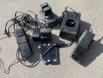 Kenwood TK-431 (vhf Fm Transceiver) Radios, Batteries And Chargers (KSC-12). Fixed Price $80.00.