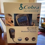 Cobra Mr F300 Bt Waterproof Bluetooth Marine Radio Noise Canceling Mic Caller Id. Fixed Price $83.00.