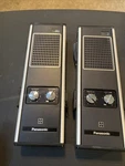 Vintage 1973 Panasonic RJ-20D Walkie Talkies Pair Collectible Retro Radios. Fixed Price $32.00.