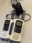 Lot X2 Motorola T260 Talkabout Frs/gmrs Uhf Two-way Radio White Charger. Fixed Price $49.99.