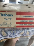 Teaberry 23 Channel Citizens Band Cb Two Way Radio Telephone Mic Rare Nos. Fixed Price $179.98.