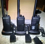 3 Motorola RDV2020 Channel Vhf Business 2-WAY Radios With Chargers. Fixed Price $120.00.