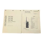 Vintage 1994 Kenwood TH-79 / 2-WAY Radio, Instruction & Service Manual. Fixed Price $39.99.