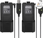 Baofeng 2 Pack UV-5R Battery BF-F8HP Extended BL-5L 3800 Mah With Usb-c. Fixed Price $25.18.