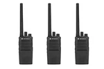 3 Pack Of Motorola RMV2080 Business Two-way Radio WATTS/8 Channels Military. Fixed Price $723.00.