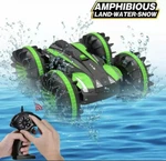 Joyfun Toys For 5-10 Year Old Boys Amphibious Rc Car, Green. Fixed Price $35.10.