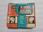 Vintage 1960'S Remco 2-WAY Electronic Walkie Talkies Telephones Toy With Box. Fixed Price $22.50.