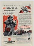 1958 Rca Personalfone Two Way Radio Ad: For Control Of Fire Grounds. Fixed Price $21.88.